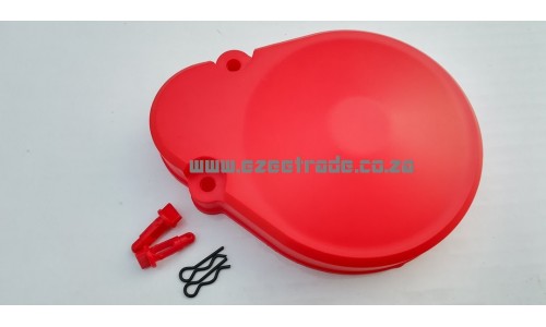 Nylon colored Spur Gear Cover RED | Rovan Sports